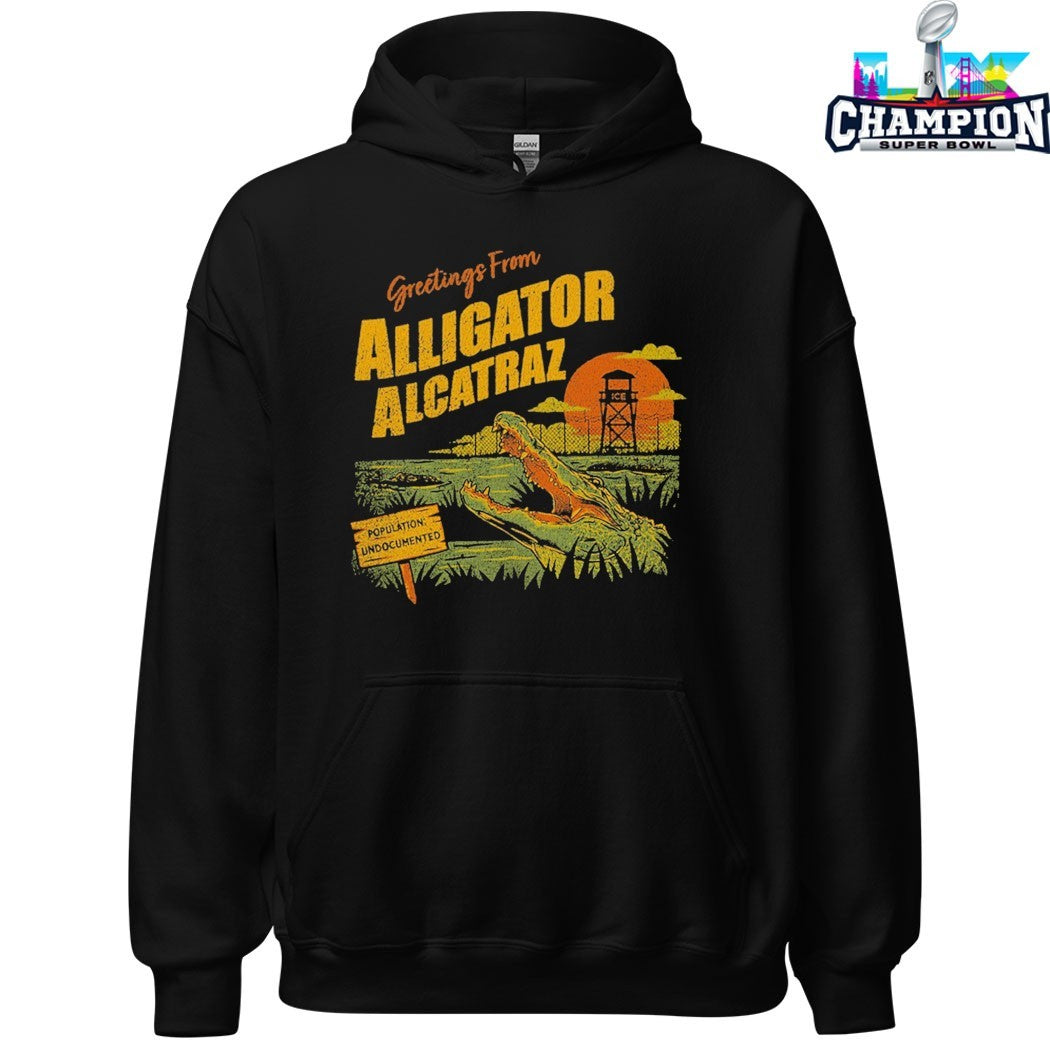 Greetings From Alligator Alcatraz Population Undocumented T-shirts