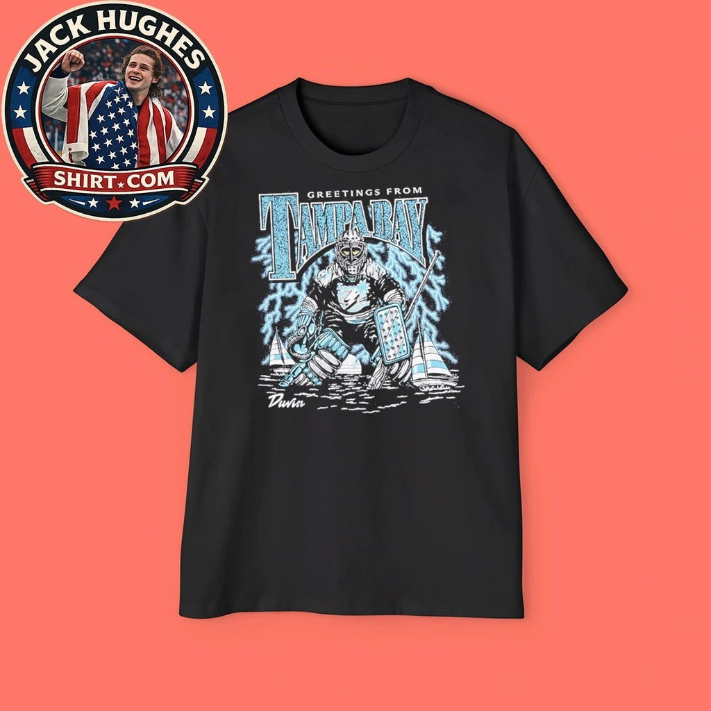 Greetings From Duvin x Tampa Bay Lightning Goalie Shirt
