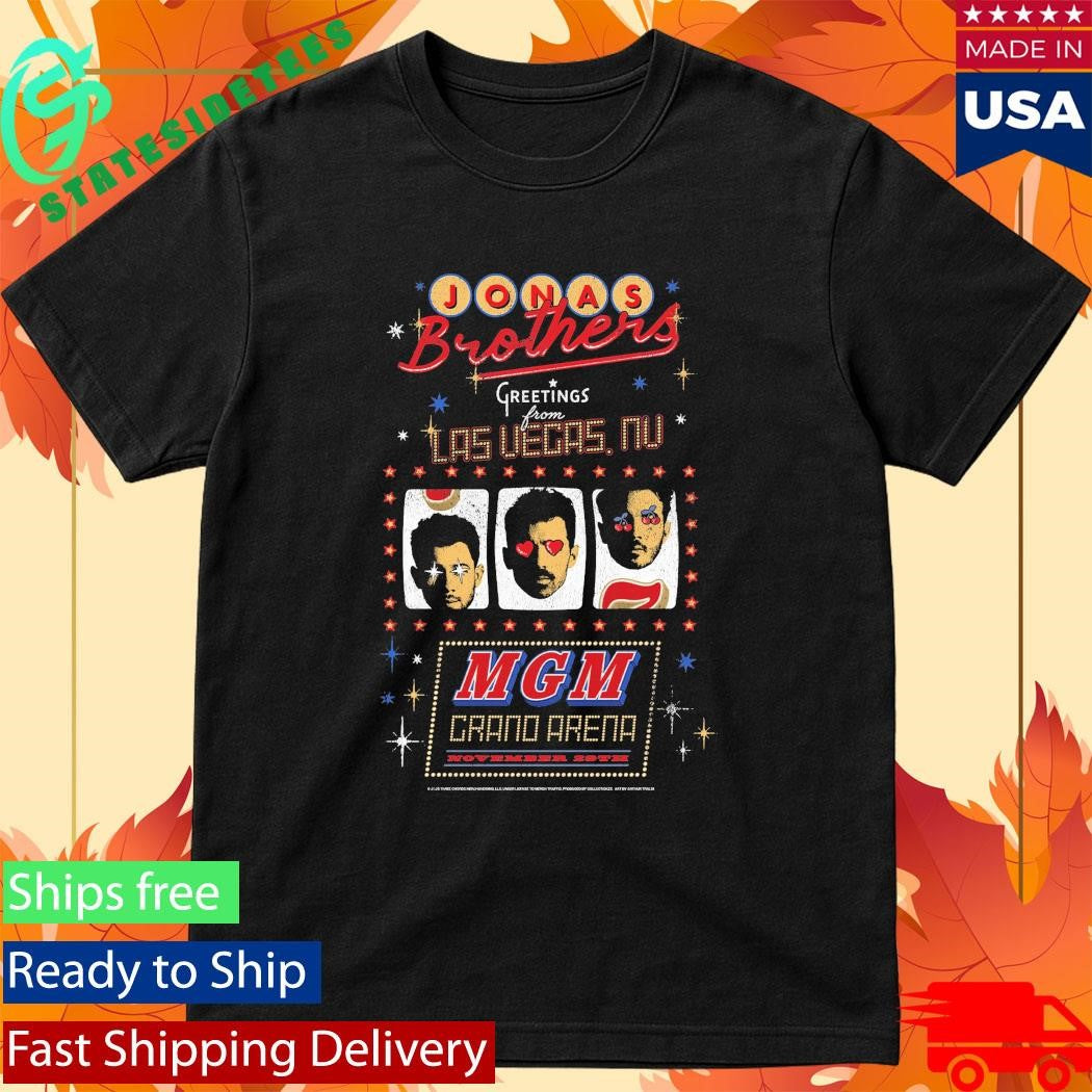 Greetings From Your Hometown Las Vegas, NV Tee Jonas Brothers Shirt