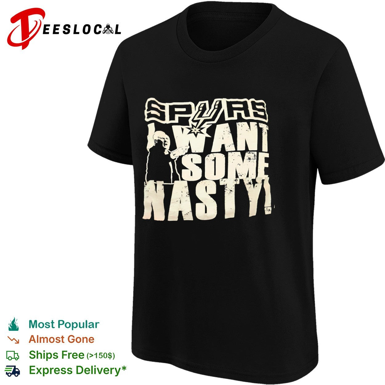 Gregg Popovich San Antonio Spurs NBA I Want Some Nasty basketball shirt