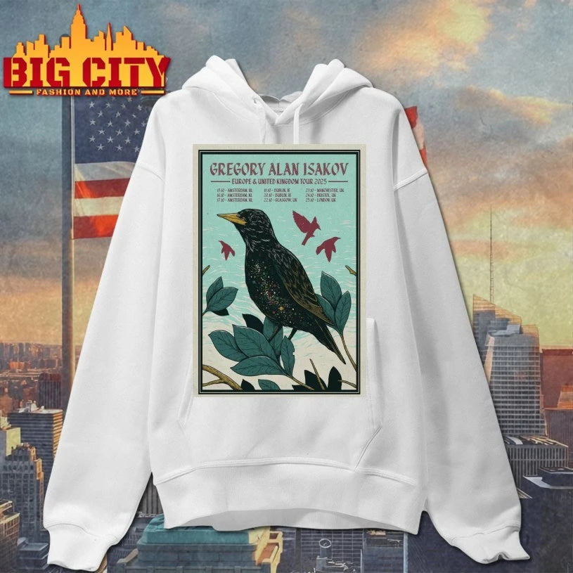 Gregory Alan Isakov Europe and United Kingdom Tour 2025 Poster Shirt