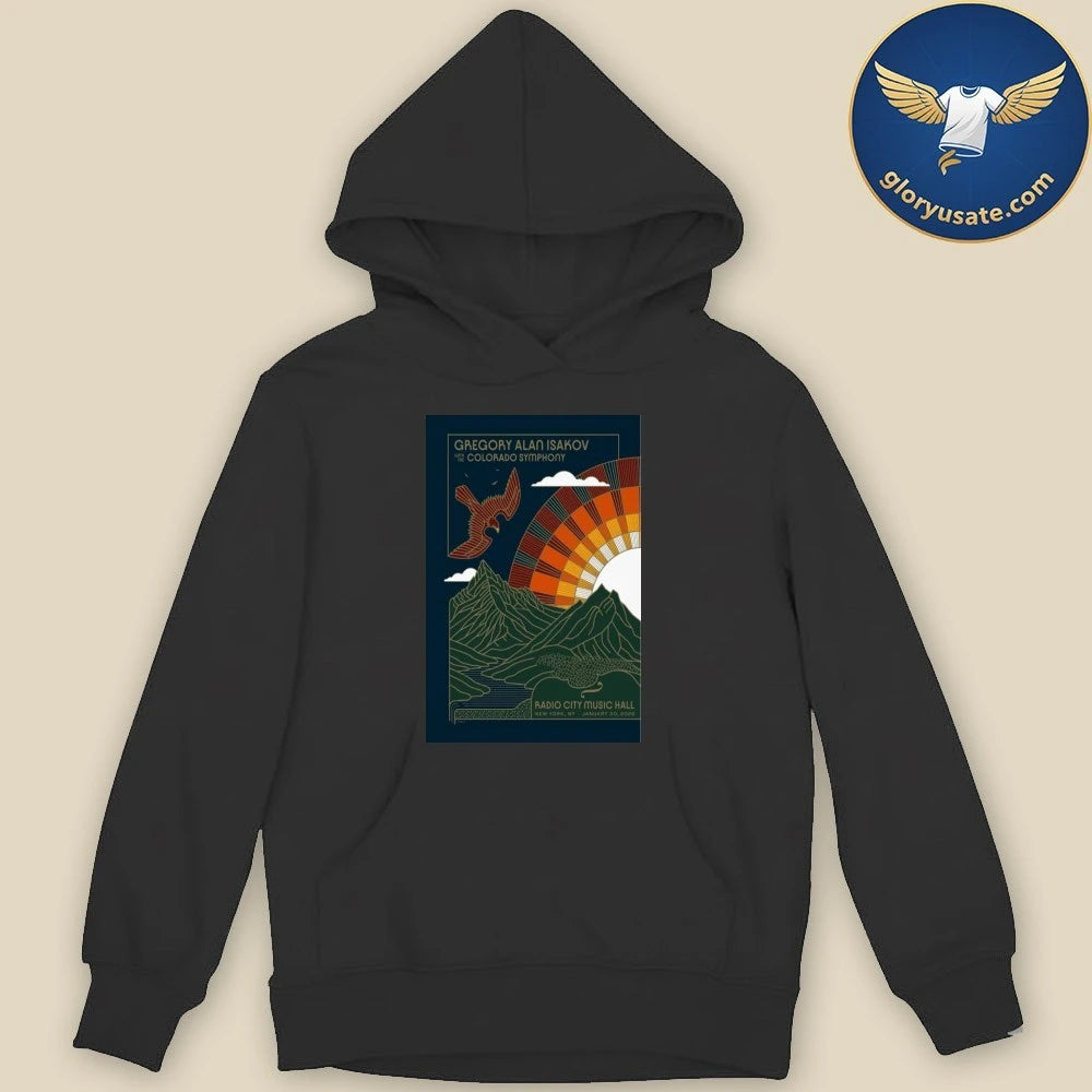 Gregory Alan Isakov New York January 30 2026 Concert Poster Shirt