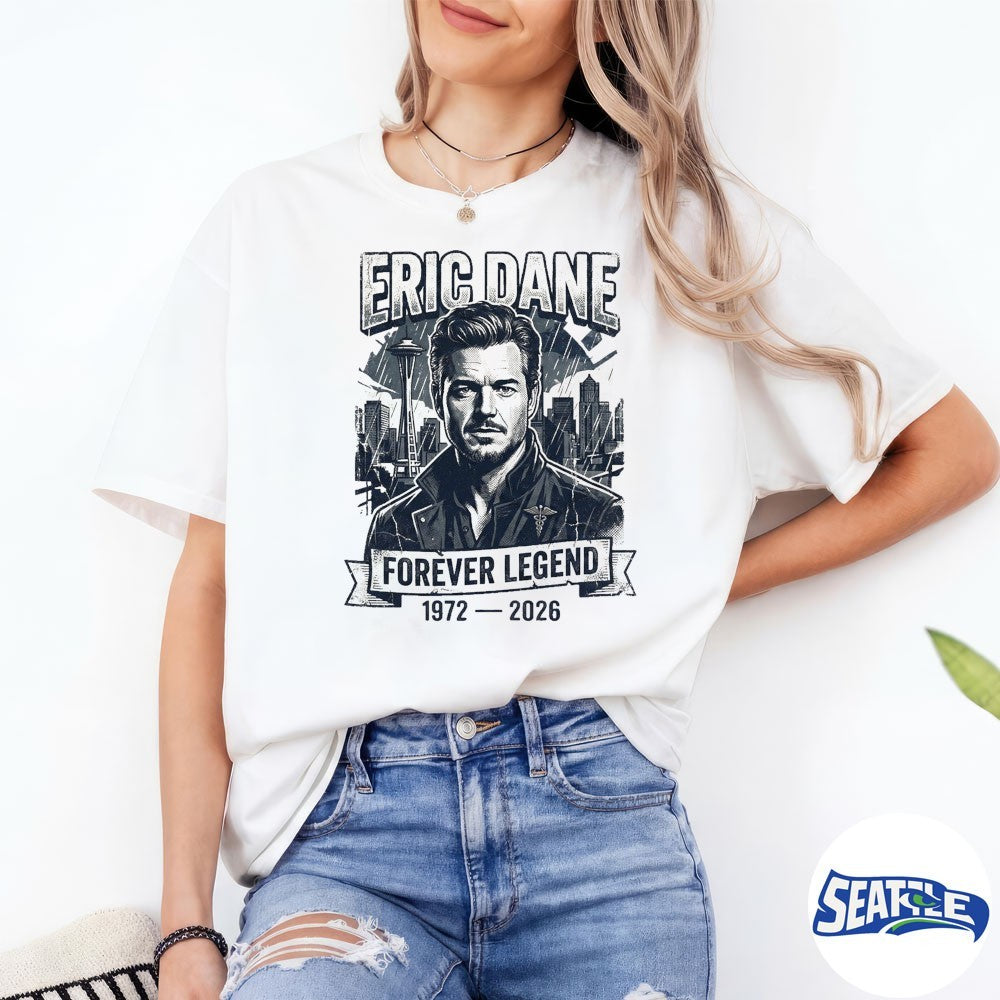 Grey’s Anatomy Eric Dane 1972-2026 Forever Legend 1972-2026 shirt
