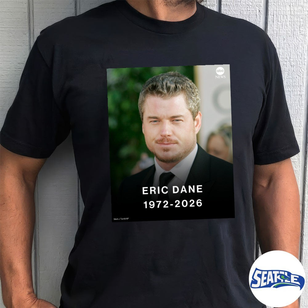 Grey’s Anatomy Eric Dane 1972-2026 shirt