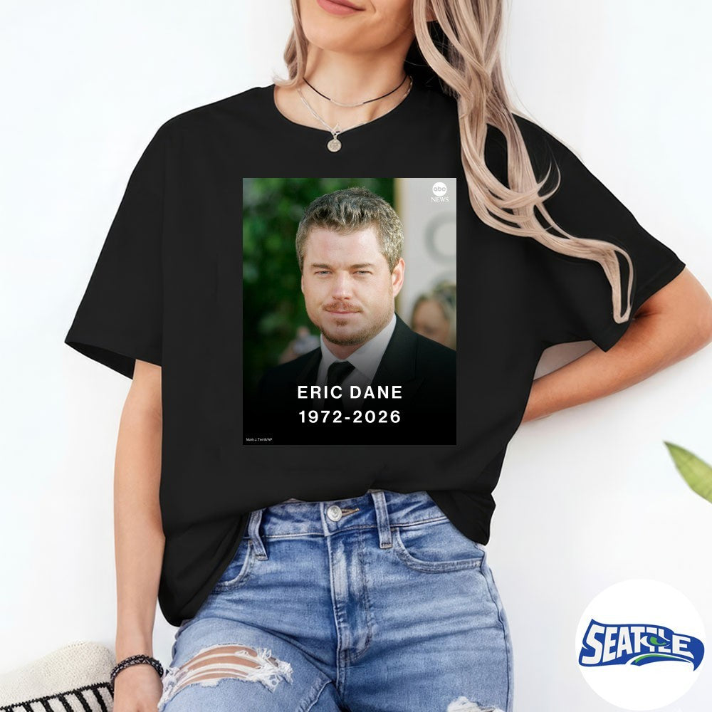 Grey’s Anatomy Eric Dane 1972-2026 shirt