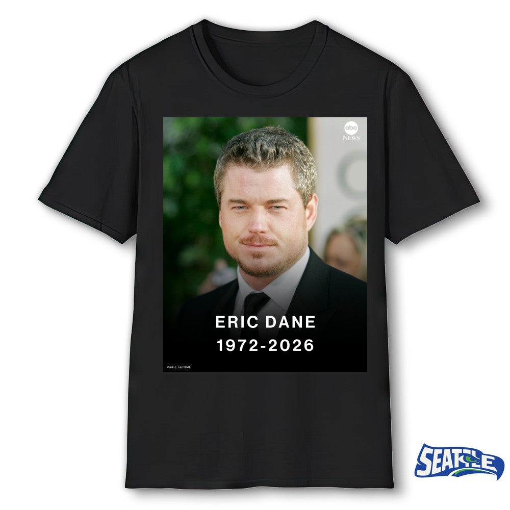 Grey’s Anatomy Eric Dane 1972-2026 shirt