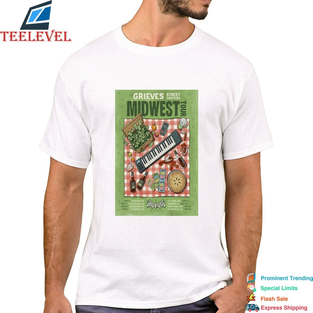 Grieves Midwest 2026 Spring Tour T-shirts