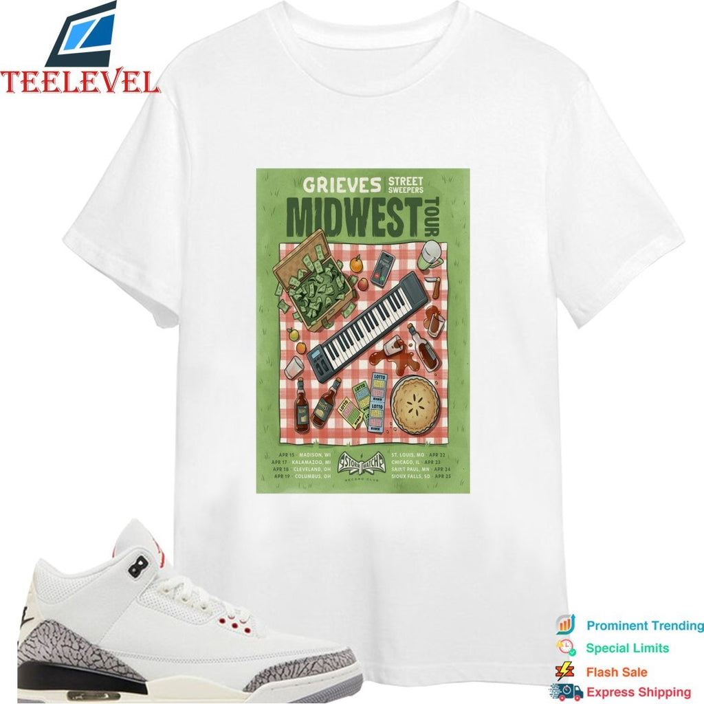 Grieves Midwest 2026 Spring Tour T-shirts