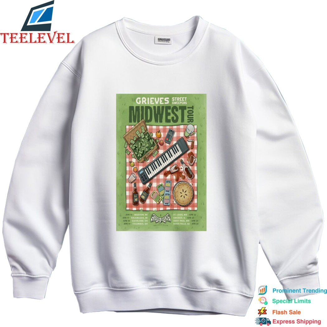 Grieves Midwest 2026 Spring Tour T-shirts