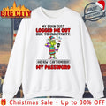 Grinch Christmas My Brain just Logged Me Out Due To Inactivity Now I Can’t Remember My Password shirt
