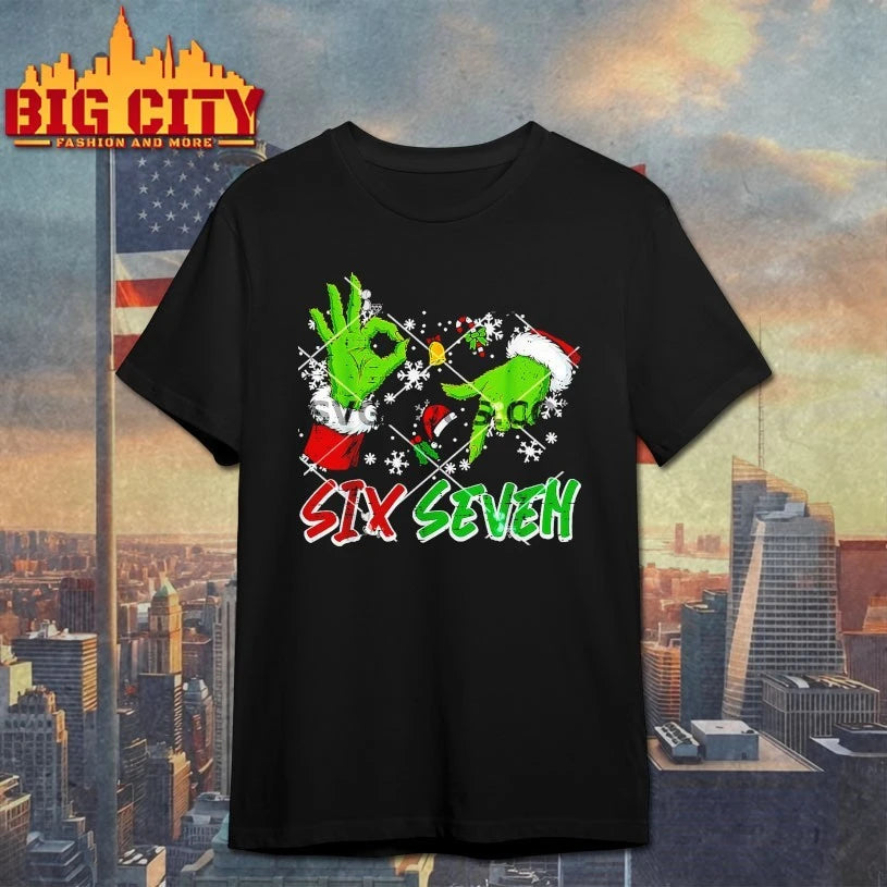 Grinch Christmas Six Seven 6 7 Xmas shirt
