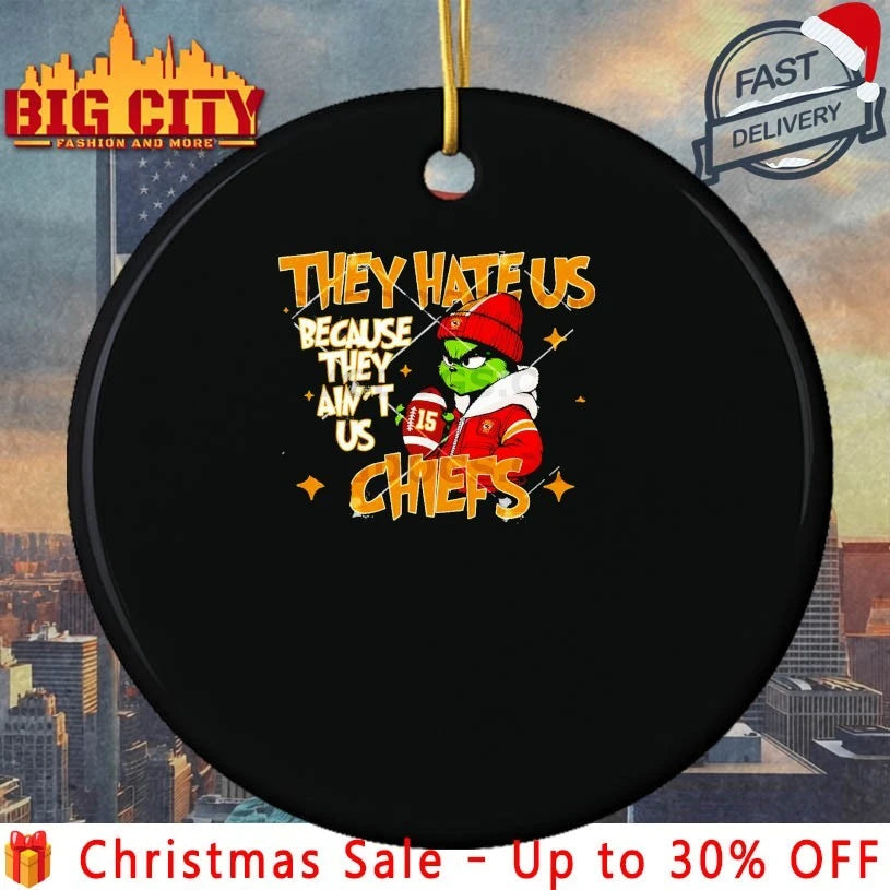 Grinch Christmas They Hate Us Because They Ain’t Us Kansas City Chiefs shirt