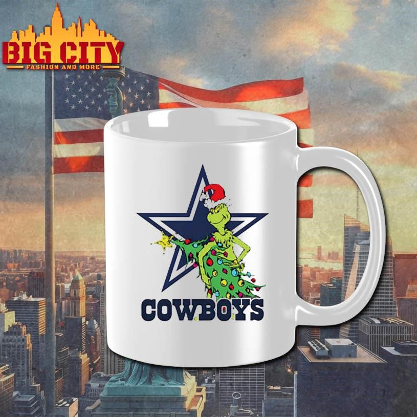 Grinch Love Cowboys Dallas Christmas Football Shirt