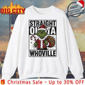 Grinch Santa Christmas Straight Outta Whoville shirt