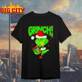 Grinch Stole Christmas Santa Claus Mans shirt