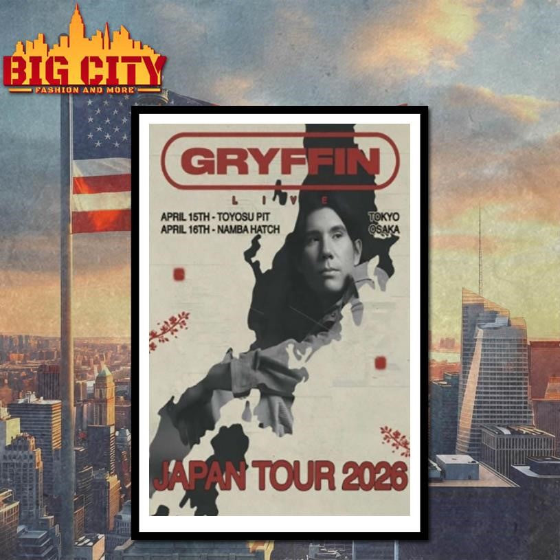 Gryffin Japan Concert April 15 16 2026 Shirt