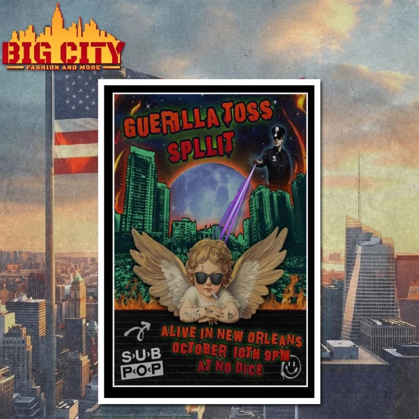 Guerilla Toss New Orleans, Louisiana Poster Shirt