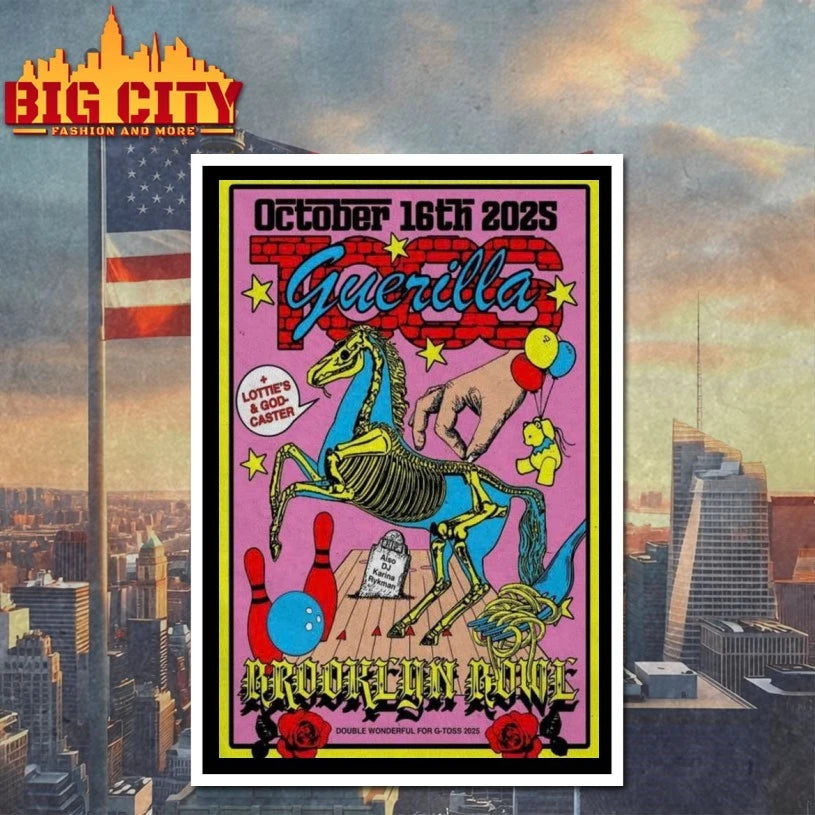 Guerilla Toss Tour October 16 2025 Brooklyn Bowl Poster Shirt