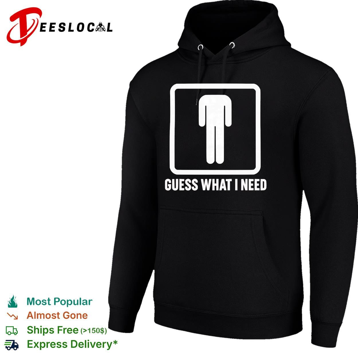 Guess what I need man silhouette shirt