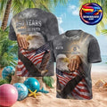 Guided By Faith Driven By Duty US Army 250th Anniversary Eagle Two Sided Shirt