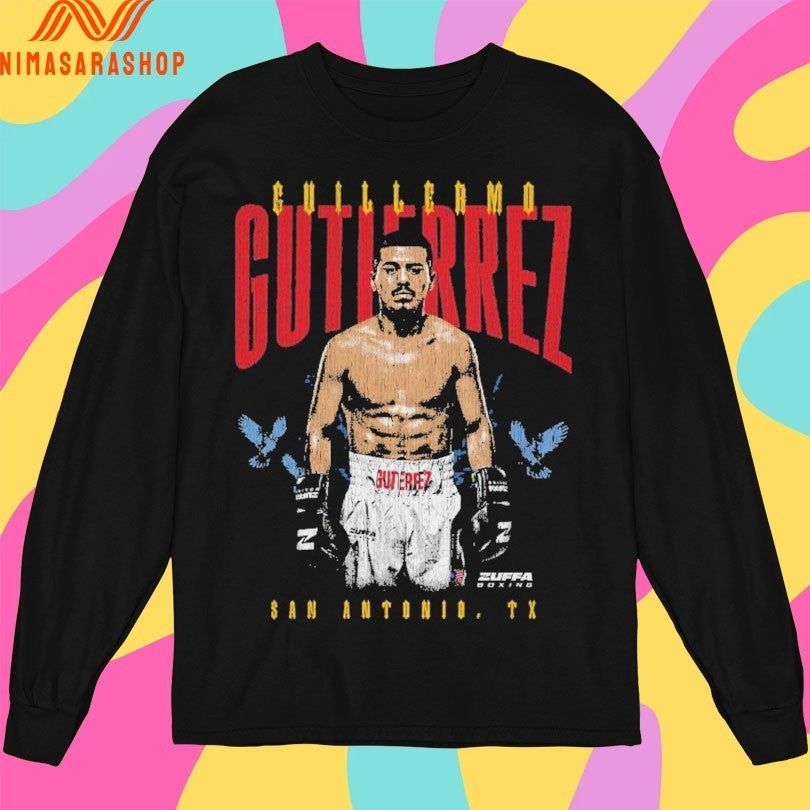 Guillermo Gutierrez Zuffa Boxing Fighter Name San Antonio Tx Shirts