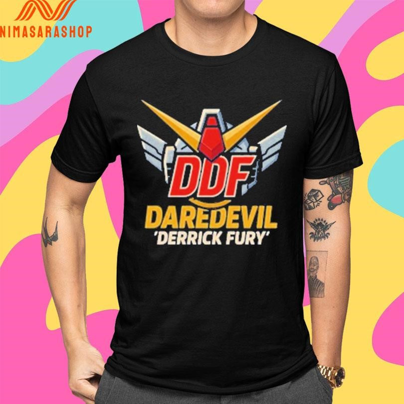Gundam DDF Daredevil Derrick Fury Shirts