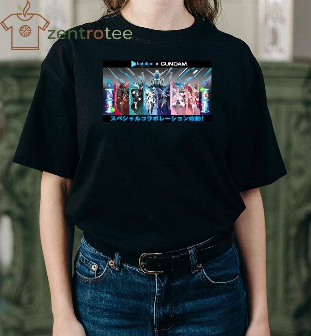 Gundam and Hololive Unveil Custom VTuber Model Kits at SUPER EXPO 2026 tee