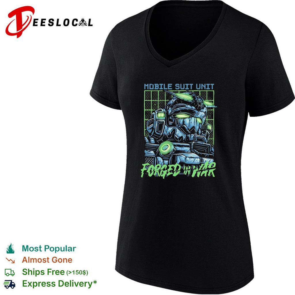 Gundam robot mobile suit unit forged in war vintage shirt