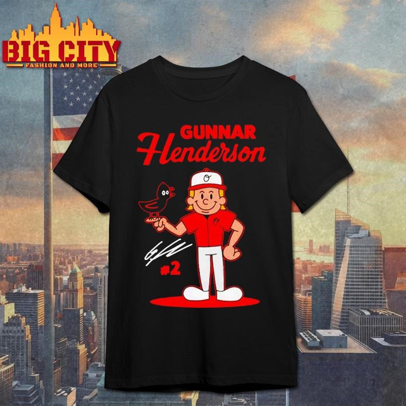 Gunnar Henderson Summer Cartoon Shirt