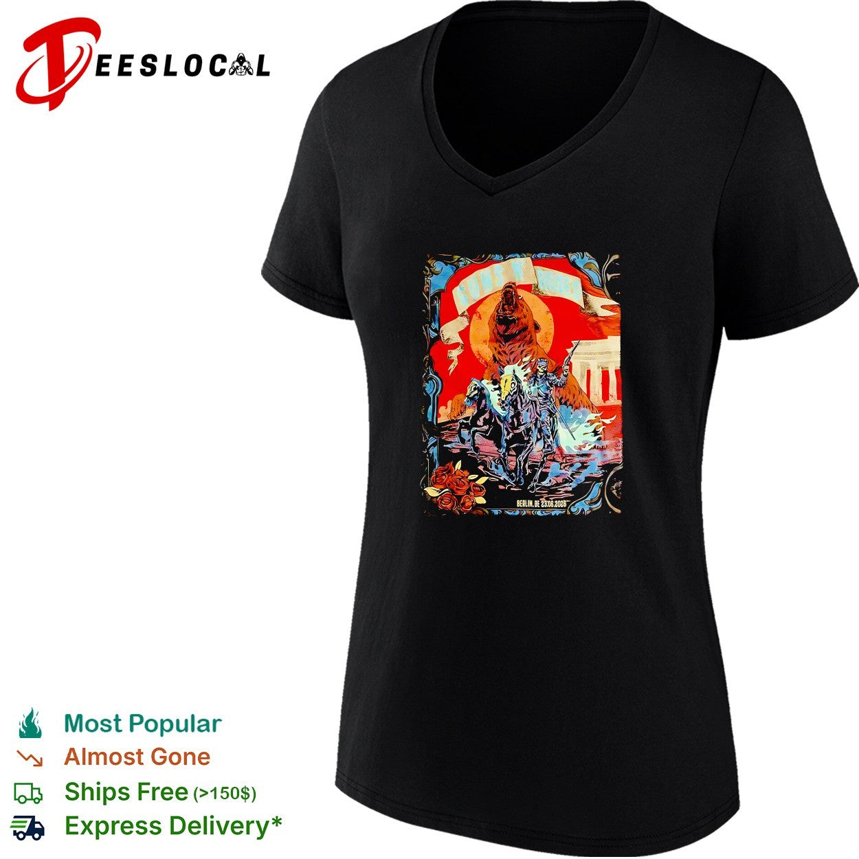 Guns N Roses Berlin Germany At Uber Arena On 23 June 2026 shirt