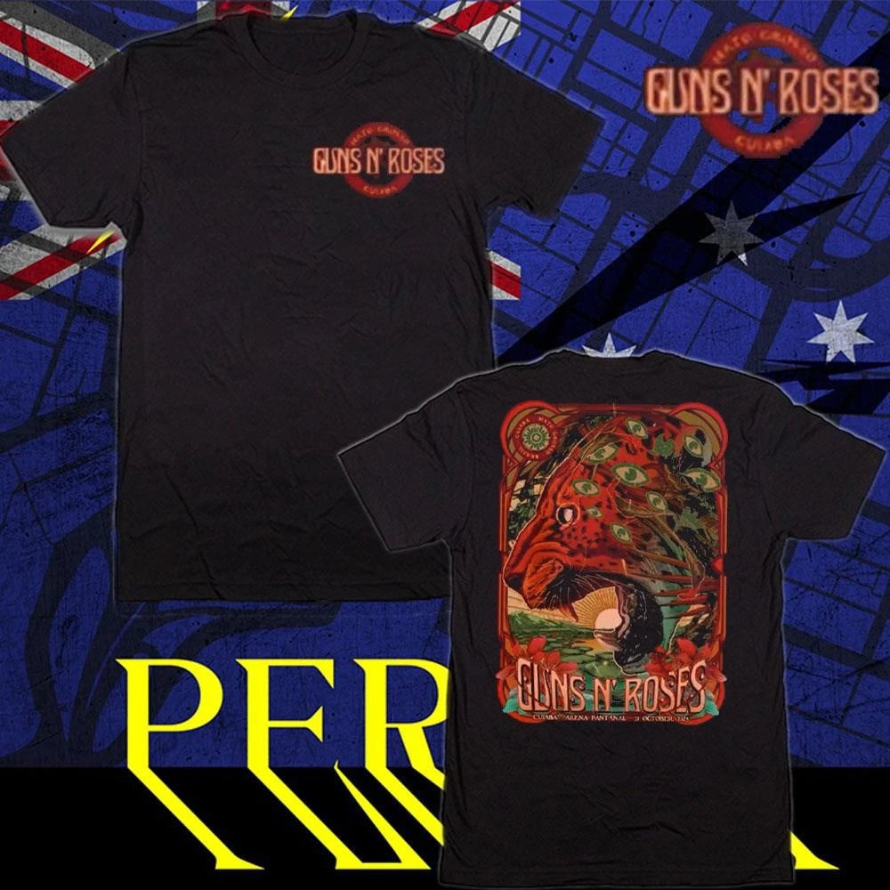 Guns N’ Roses Cuiaba 2025 Event At Arena Pantanal On 31 October 2025 Two Sided T-Shirt