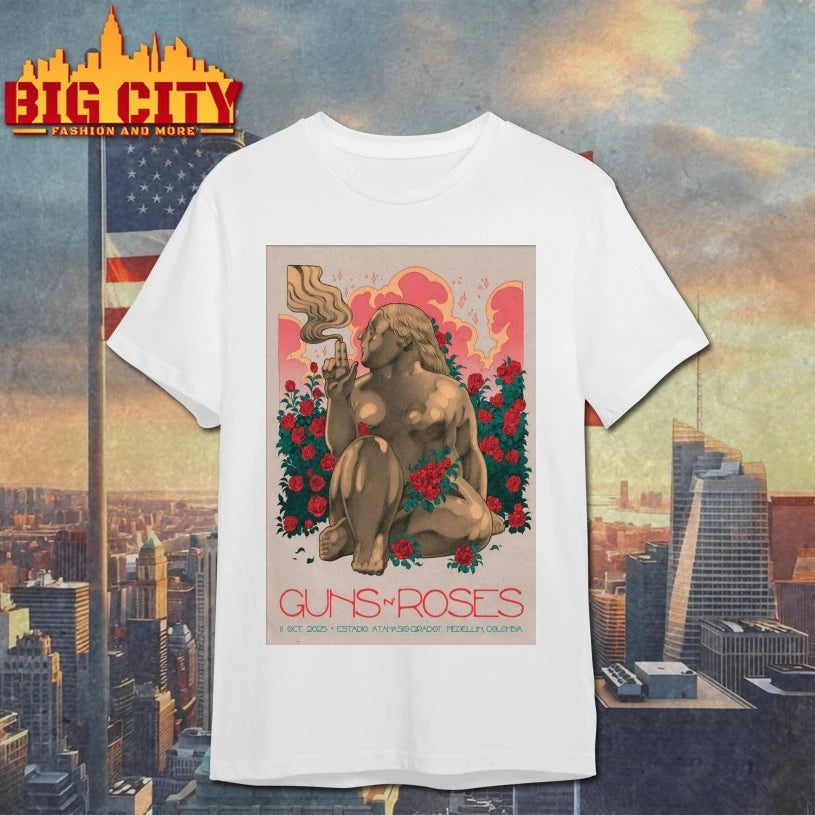Guns N’ Roses Medellín Tour On Oct 11 2025 Poster Shirt