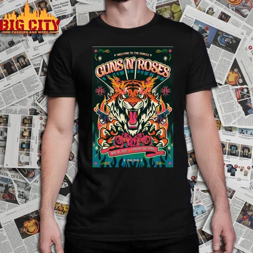 Guns N’ Roses Nov 5 2025 Estadio Nacional Show Poster shirt