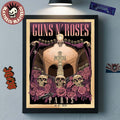Guns N Roses Paris France 2026 Night 1 Venue Poster At Accor Arena On 1 July 2026 Home Decor Poster Canvas
