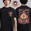 Guns N Roses Paris France 2026 Night 2 Exclusive Merch Tee At Accor Arena On July 3 2026 Two Sided T-Shirt