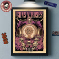 Guns N Roses Paris France 2026 Night 2 Exclusive Poster At Accor Arena On July 3 2026 Home Decor Poster Canvas