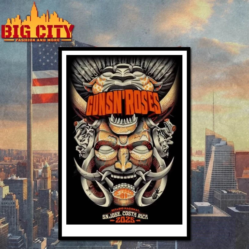 Guns N’ Roses San José CR On Oct 1 2025 Poster shirt