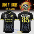 Guns N’ Roses World Tour 2026 Exclusive Football Jersey
