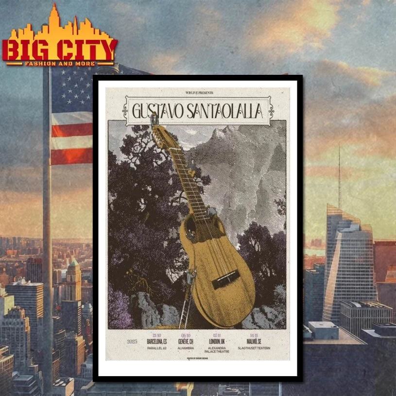 Gustavo Santaolalla Tour 2025 Poster shirts