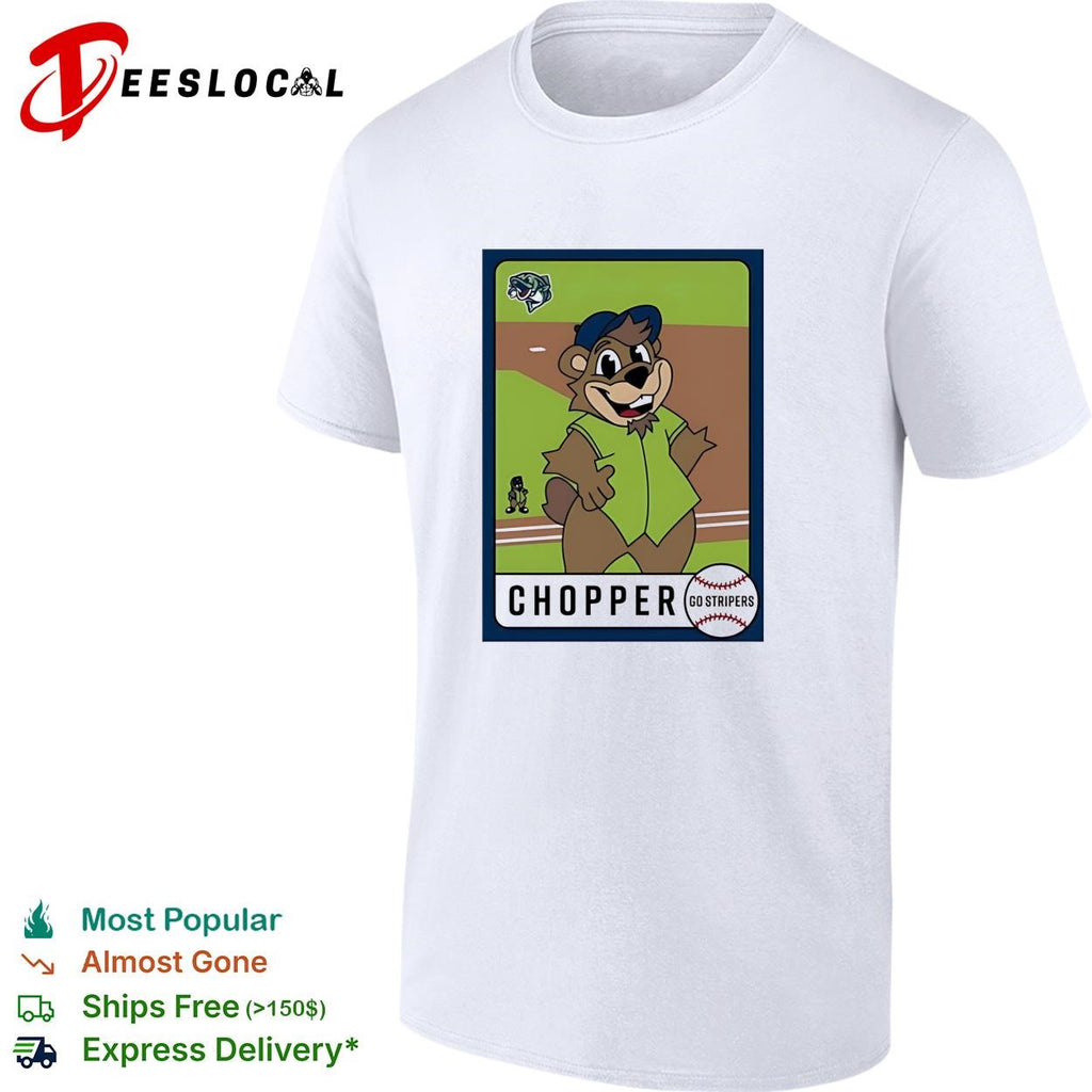 Gwinnett Stripers Chopper Baseball Card shirt