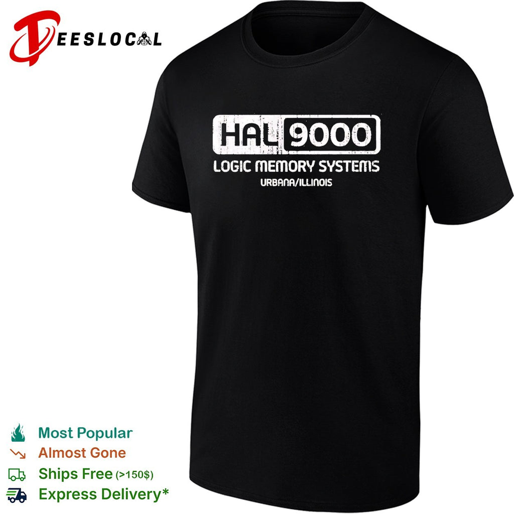 HAL 9000 logic memory systems Urbana Illinois shirt