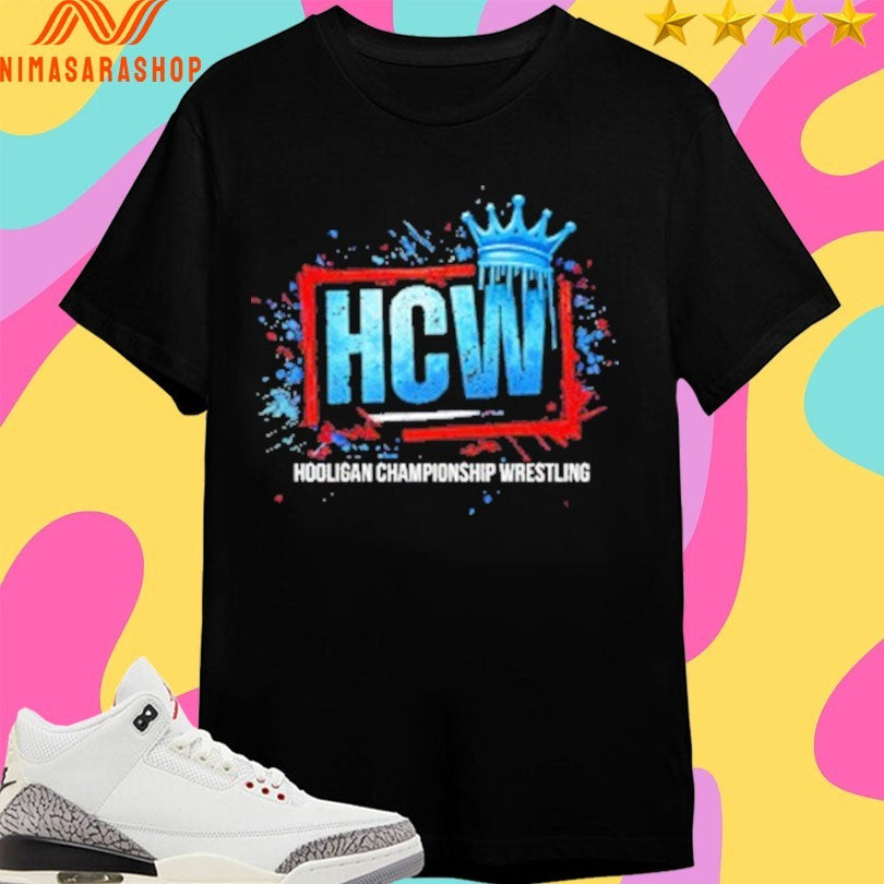 HCW Hooligan Championship Wrestling Logo Shirts