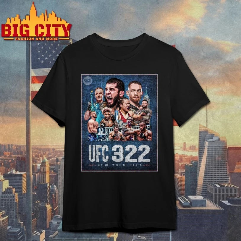 HOT UFC 322 Fight Night Nov 15 Poster Shirt