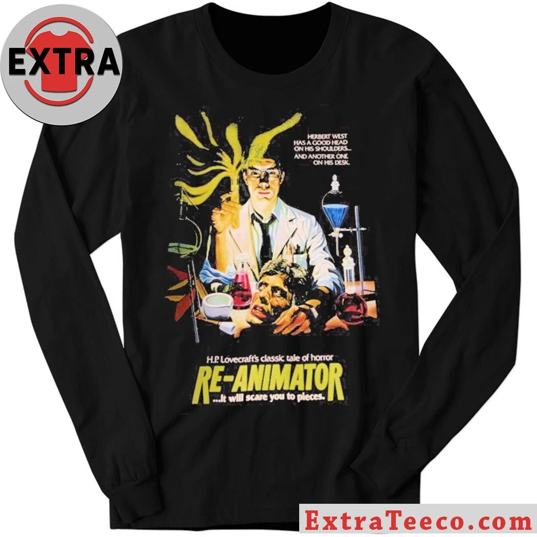HP Lovecraft’s Classic Tale Of Horror Re-Animator Herbert West T-Shirt