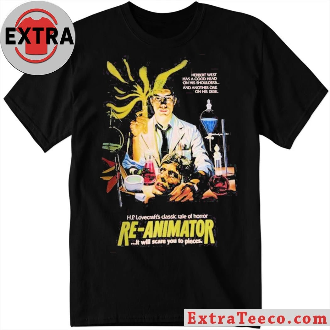 HP Lovecraft’s Classic Tale Of Horror Re-Animator Herbert West T-Shirt