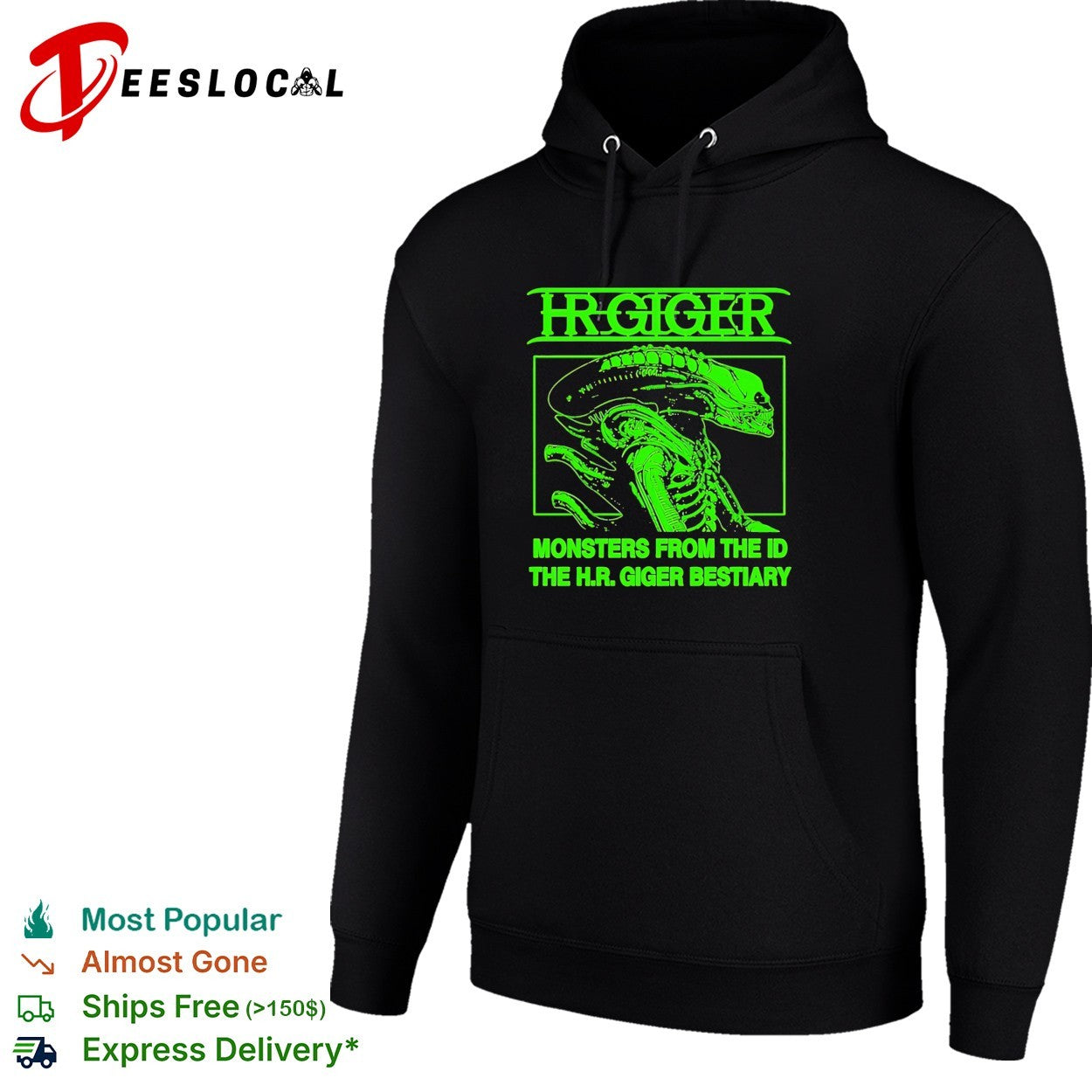 HR Giger Monsters from the Id The HR Giger Bestiary vintage shirt