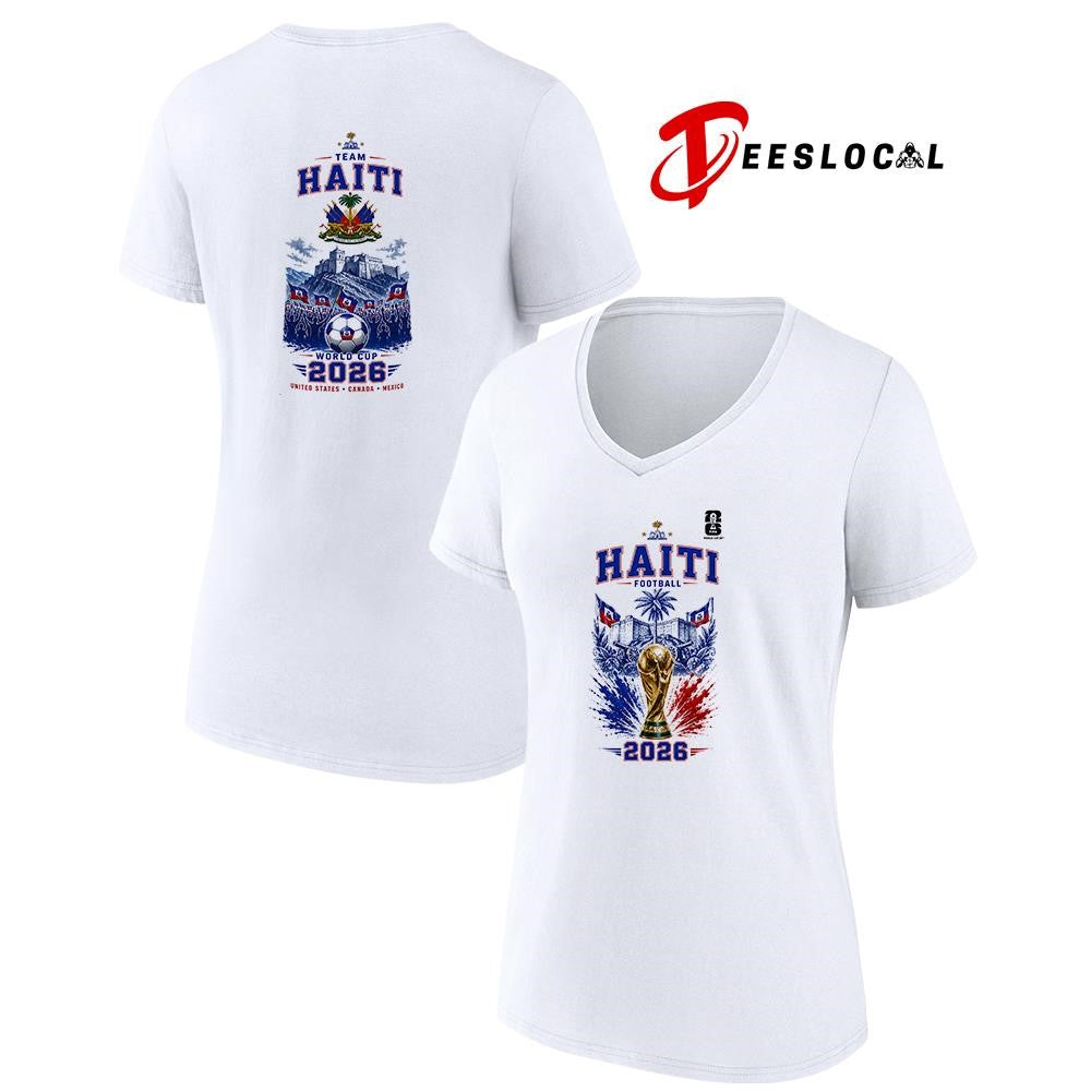 Haiti World Cup trophy graphic shirt