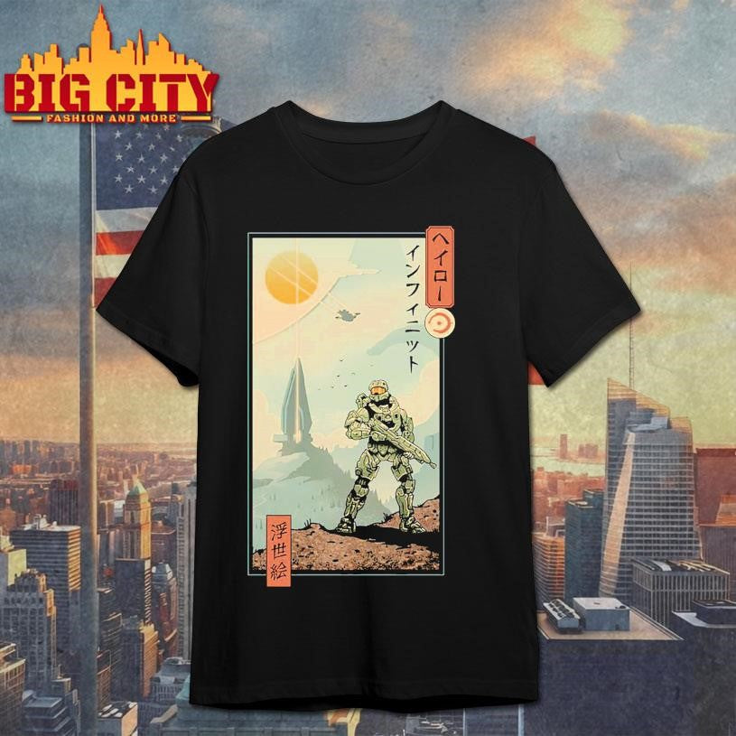 Halo Ukiyo-e shirt