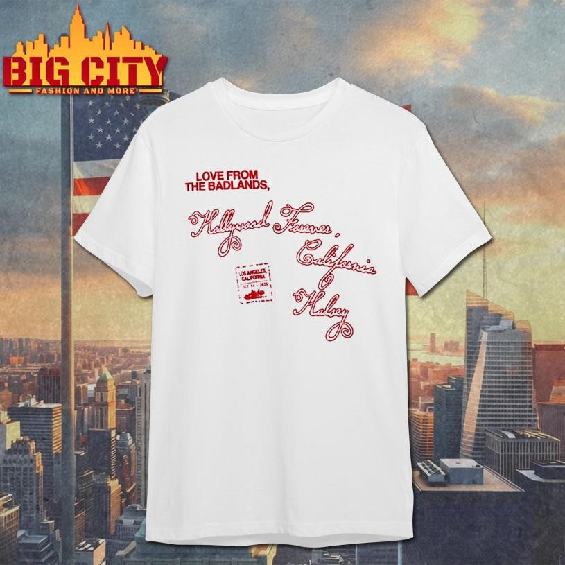 Halsey Love From Badlands Hollywood Forever California Shirt