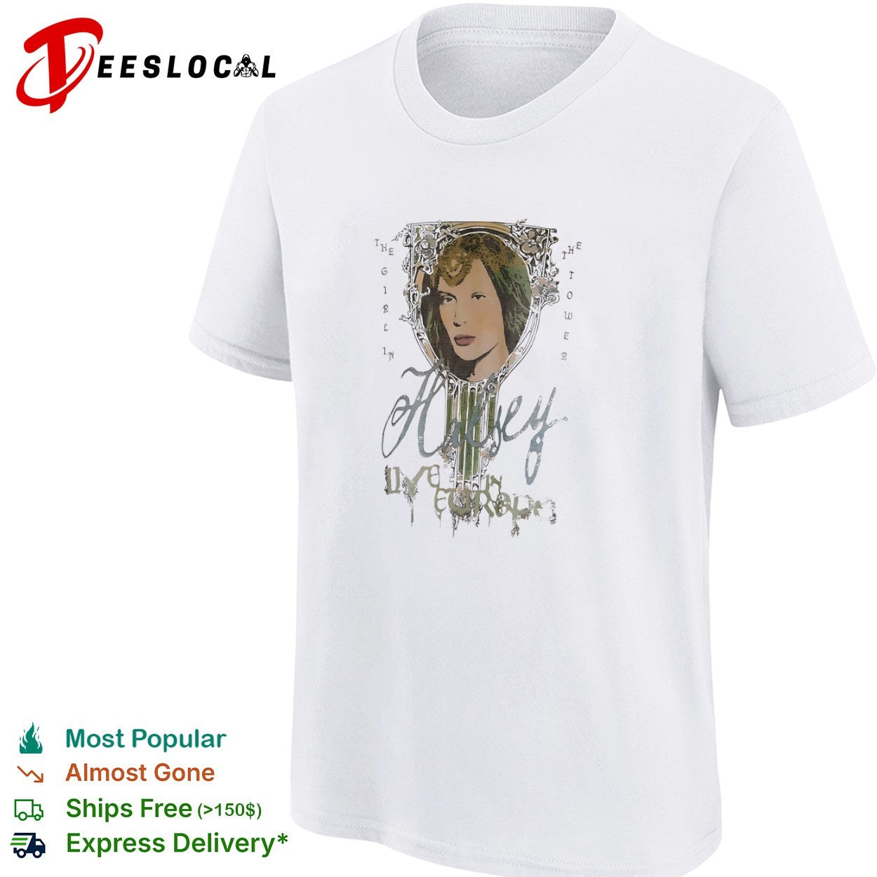 Halsey the girl in the tower live in europe shirt